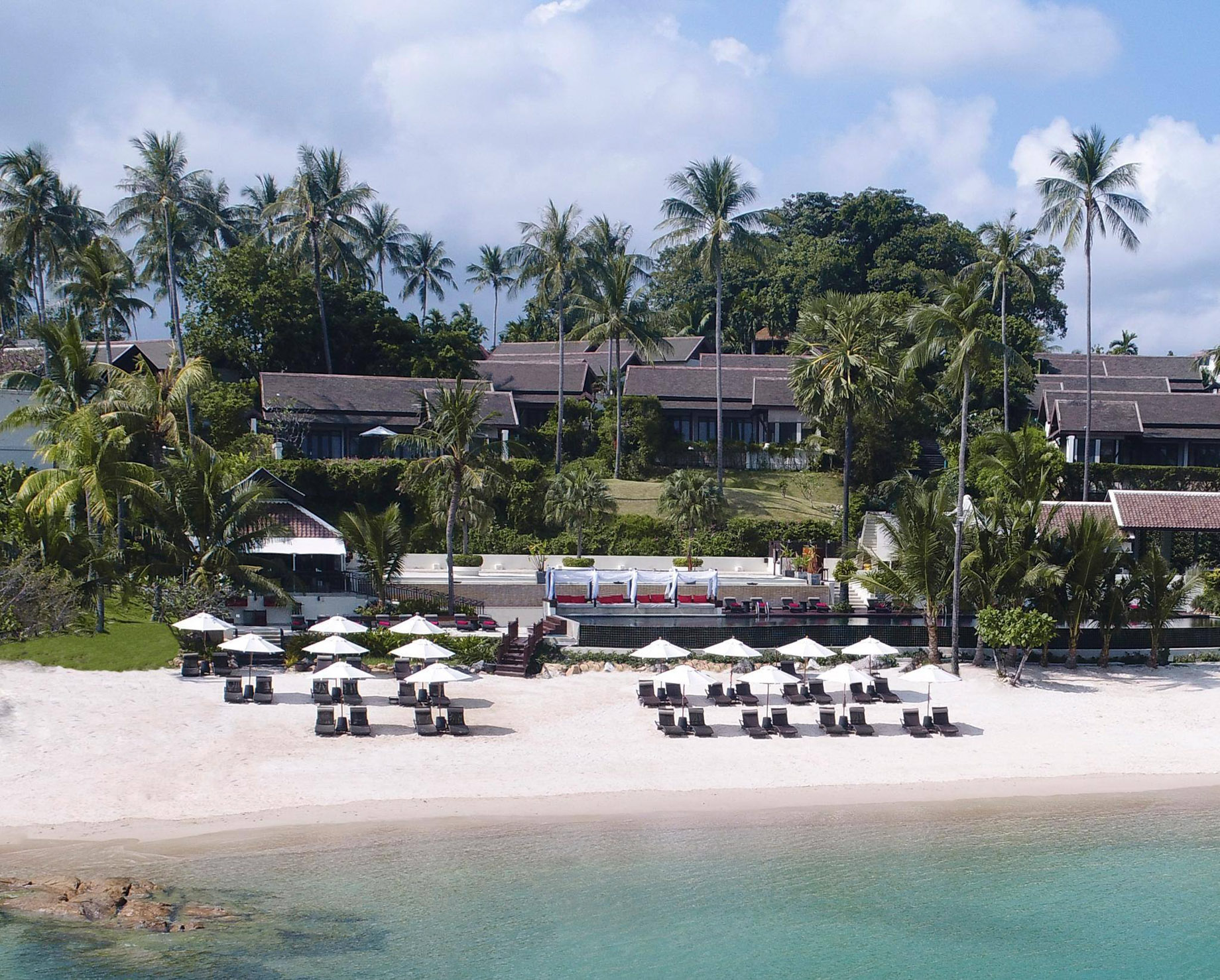 Anantara Lawana Koh Samui Resort – Thailand – Beach Aerial View