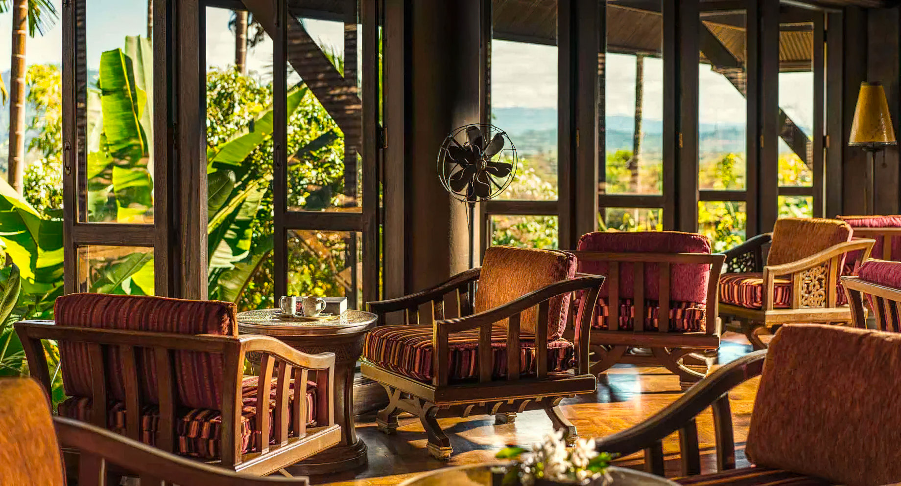 Anantara Golden Triangle Elephant Camp & Resort - Chiang Rai, Thailand - Elephant Bar Lounge