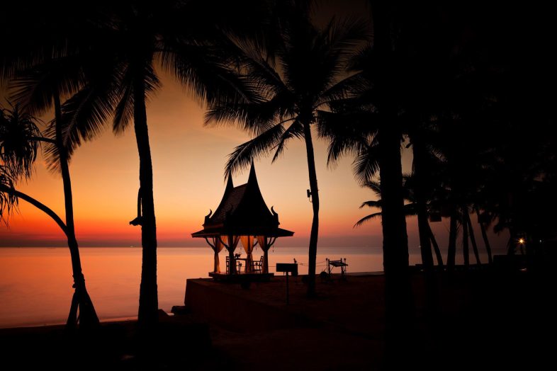Anantara Hua Hin Resort - Prachuap Khiri Khan, Thailand - Beach Sunset