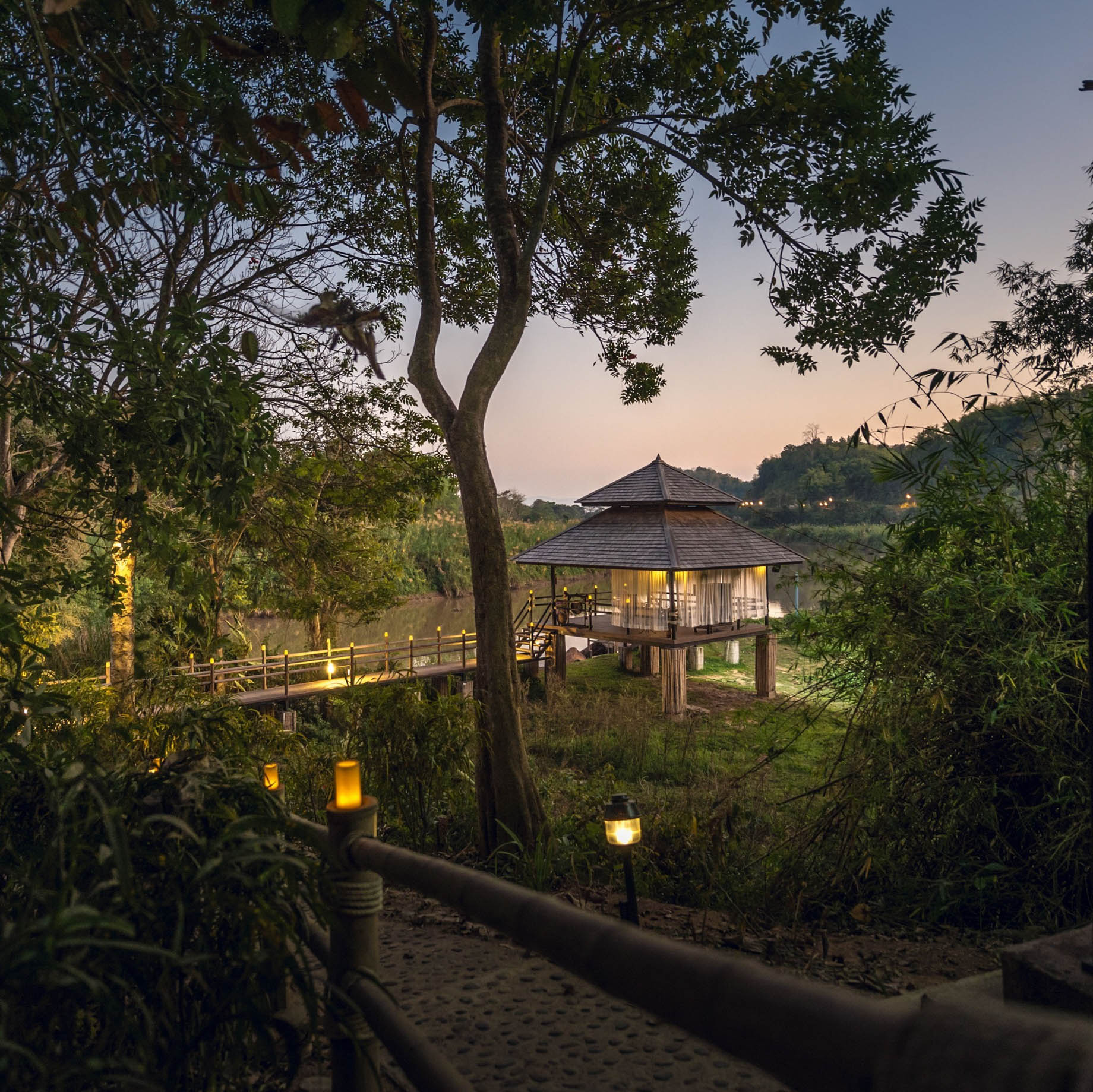 Anantara Golden Triangle Elephant Camp & Resort - Chiang Rai, Thailand - Boat Pier