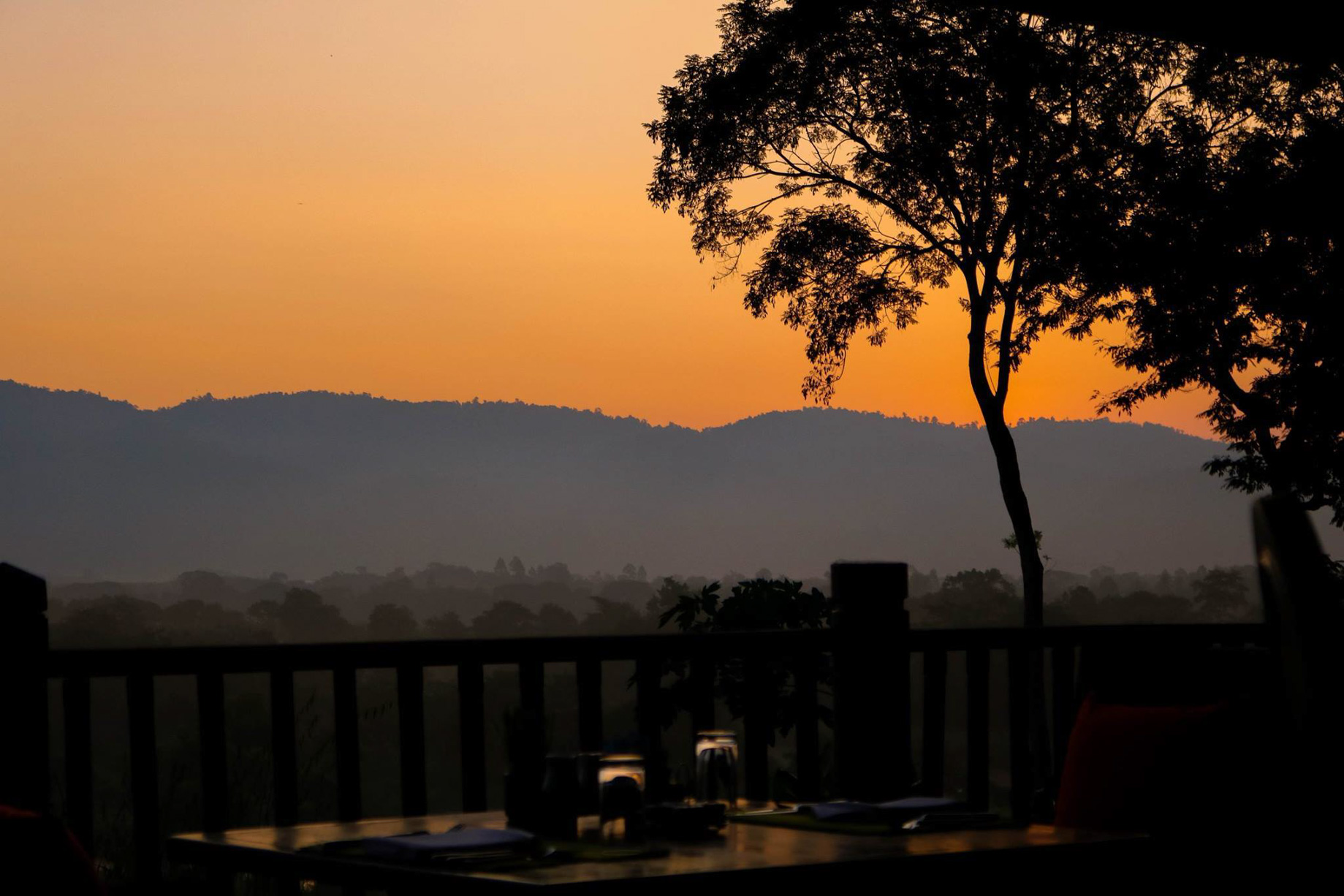 Anantara Golden Triangle Elephant Camp & Resort - Chiang Rai, Thailand - Sunset View
