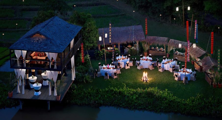 Anantara Golden Triangle Elephant Camp & Resort - Chiang Rai, Thailand - Rice Paddy Gala Dinner
