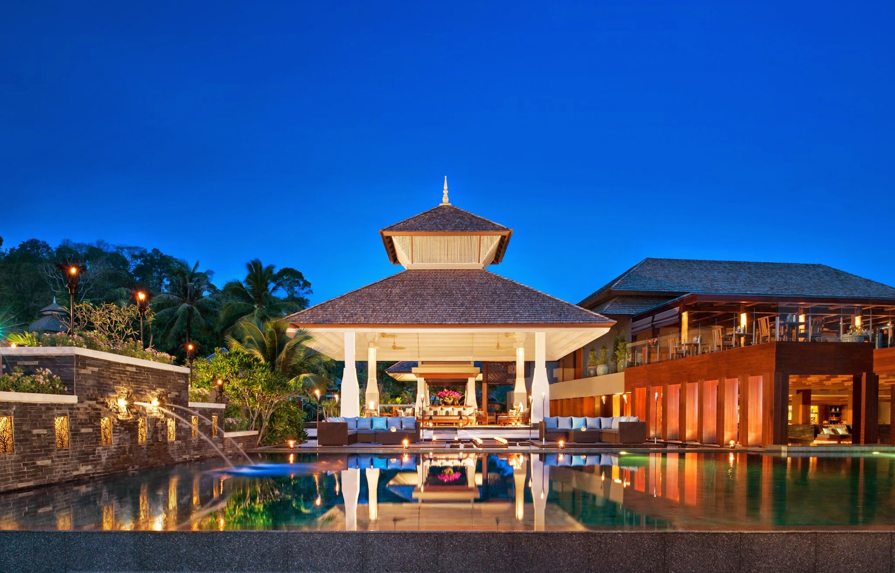 Anantara Layan Phuket Resort & Residences – Thailand – Lobby Exterior Night