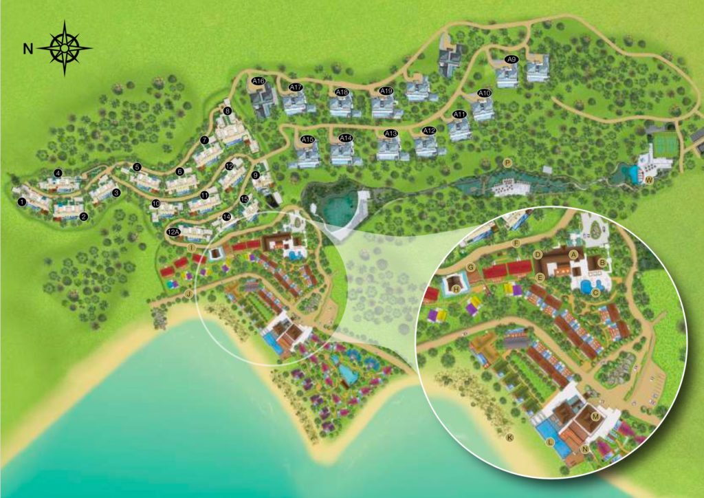 Anantara Layan Phuket Resort & Residences - Thailand - Resort Map