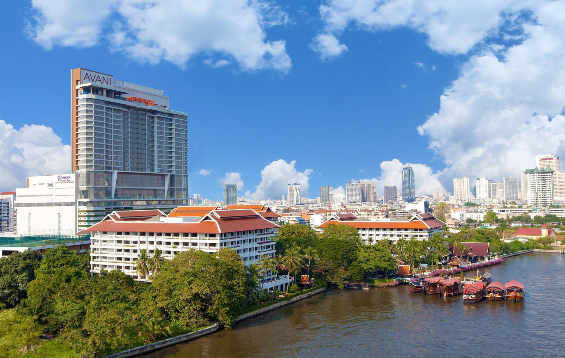 Anantara Riverside Bangkok Resort – Thailand – Exterior Aerial View