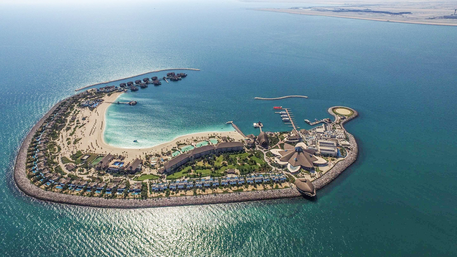Banana Island Resort Doha By Anantara Qatar Aerial View TRAVOH