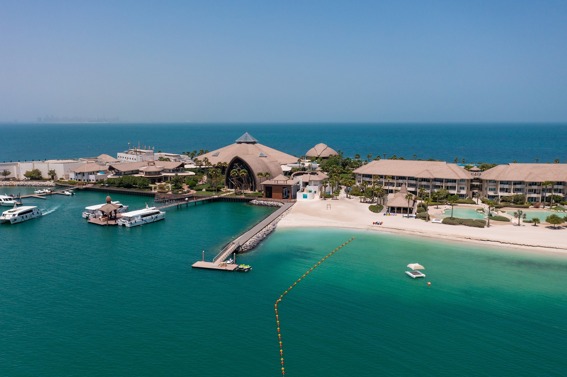 Banana Island Resort Doha by Anantara – Qatar – Arrival Aerial View