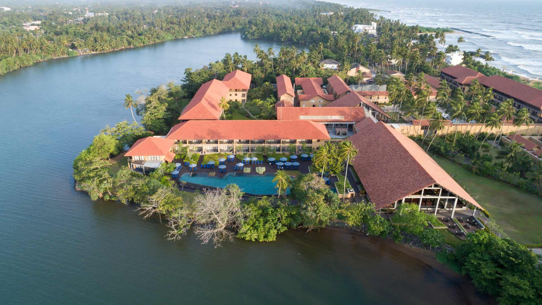 Anantara Kalutara Resort - Sri Lanka - Aerial View