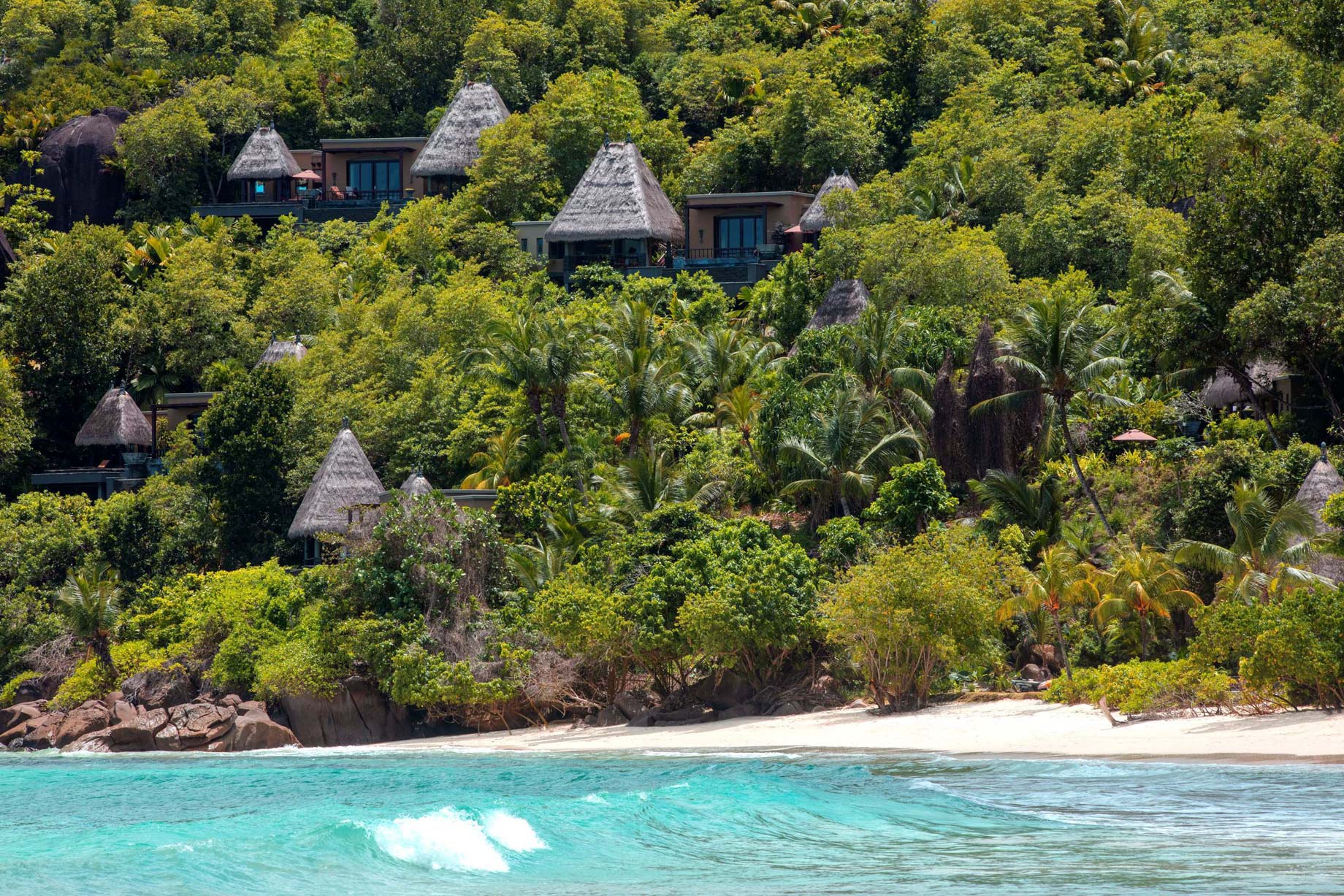 Anantara Maia Seychelles Villas – Anse Louis, Seychelles – Beach View