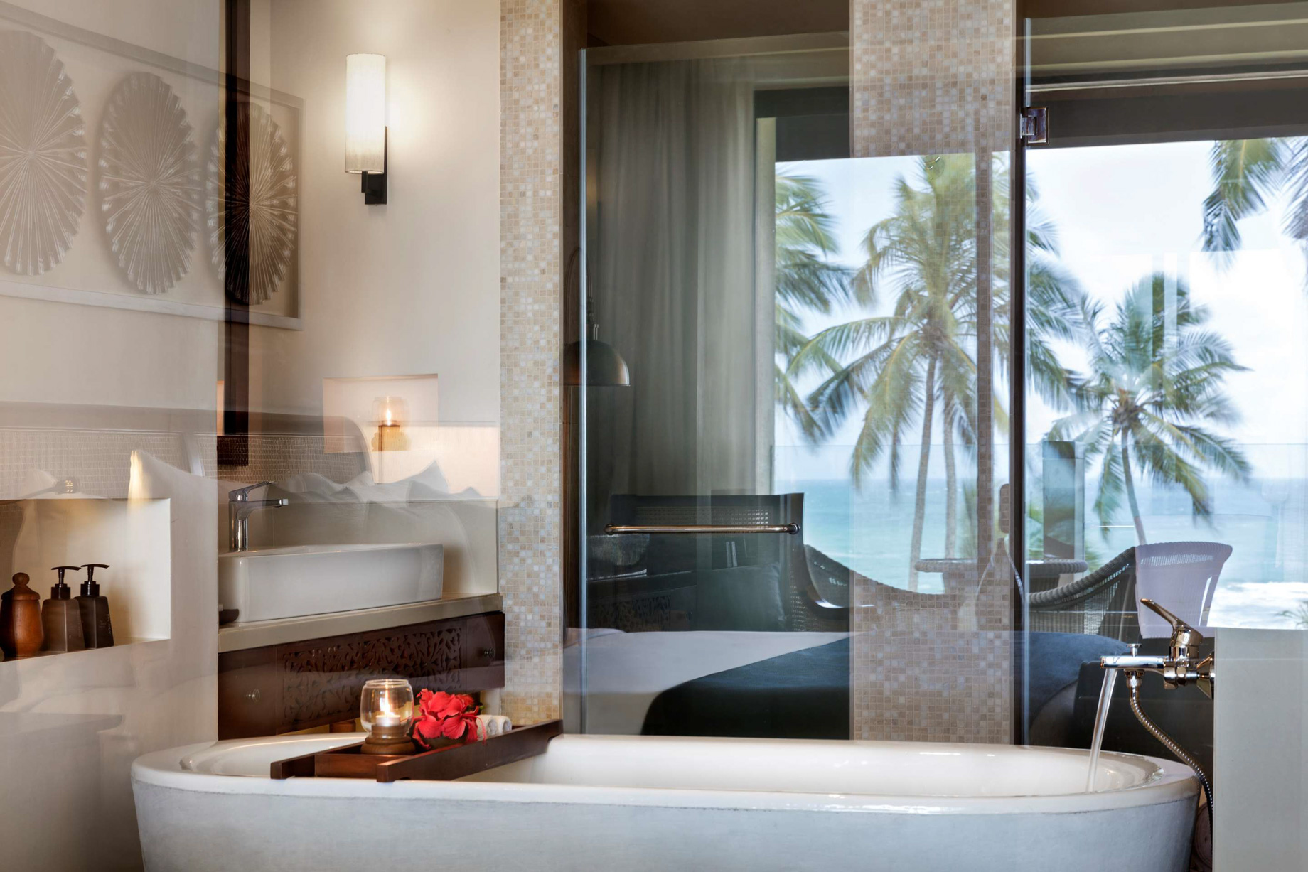 Anantara Peace Haven Tangalle Resort – Sri Lanka – Premier Ocean View Bathroom