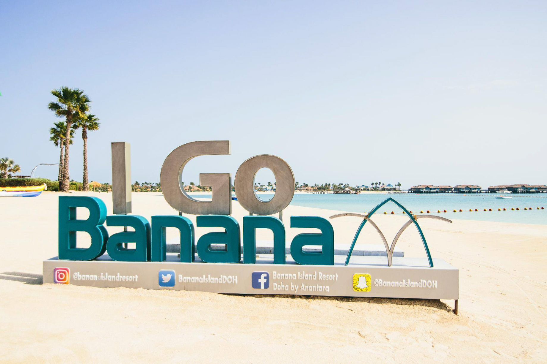 Banana Island Resort Doha by Anantara – Qatar – I Go Banana Sign
