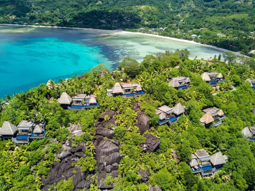 Anantara Maia Seychelles Villas - Anse Louis, Seychelles - Aerial View