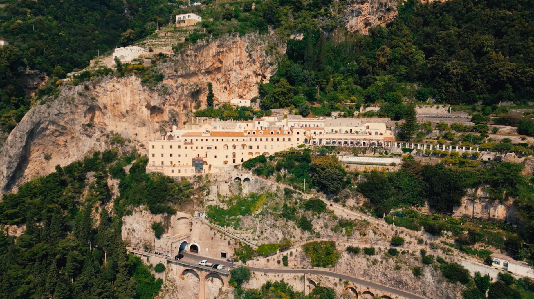 Anantara Convento Di Amalfi Grand Hotel – Italy – Hotel Aerial View