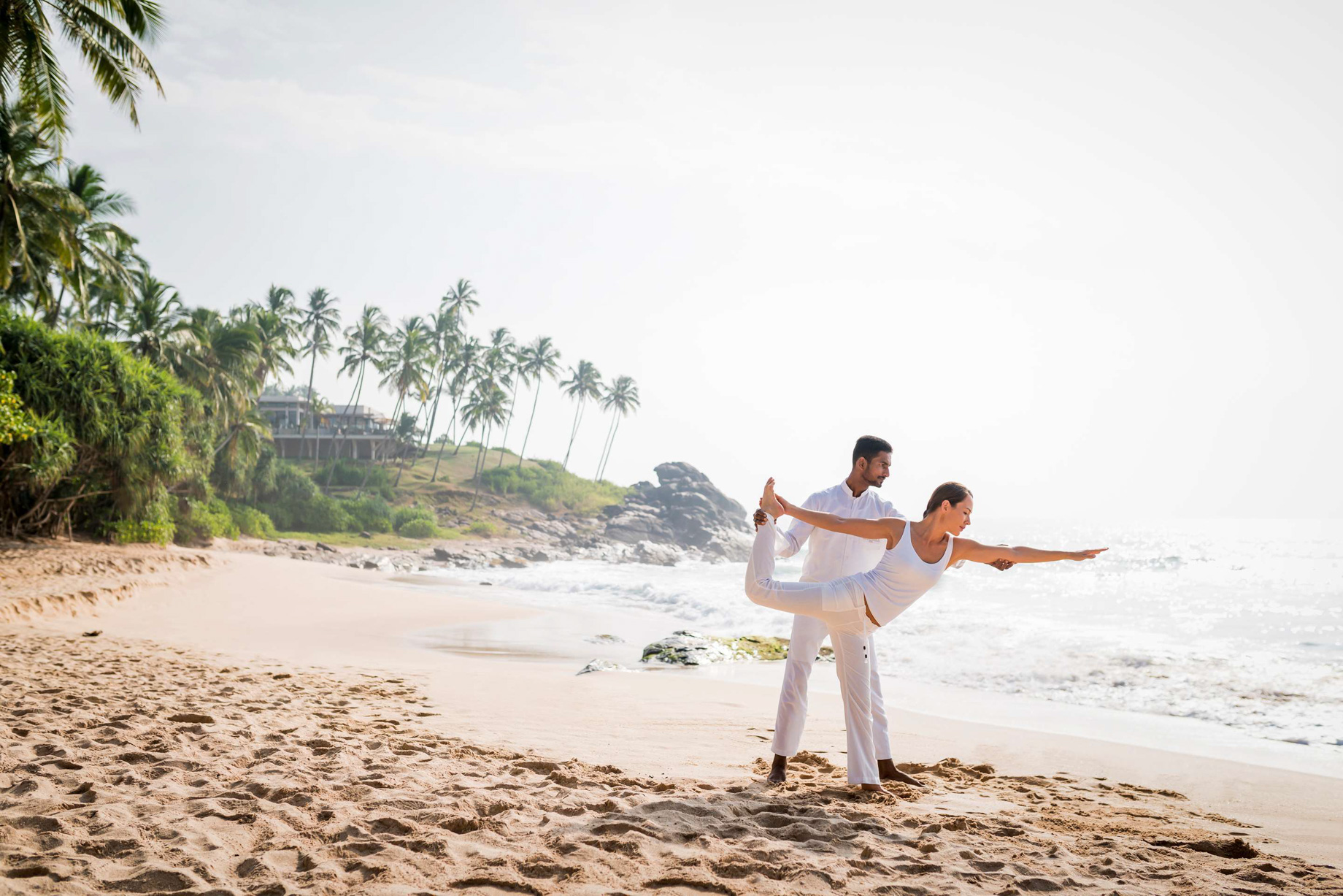 Anantara Peace Haven Tangalle Resort – Sri Lanka – Beach Yoga