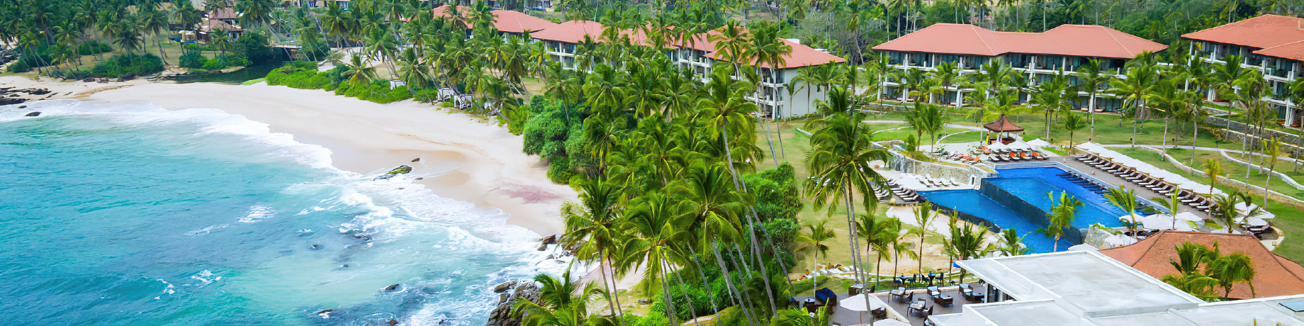 Anantara Peace Haven Tangalle Resort – Sri Lanka – Beach Aerial View