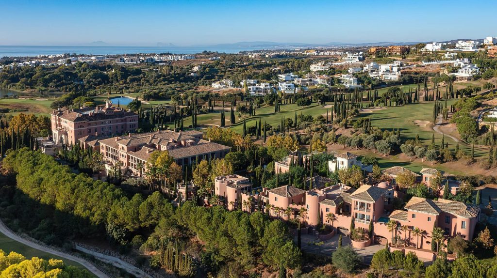 Anantara Villa Padierna Palace Benahavís Marbella Resort - Spain - Aerial View