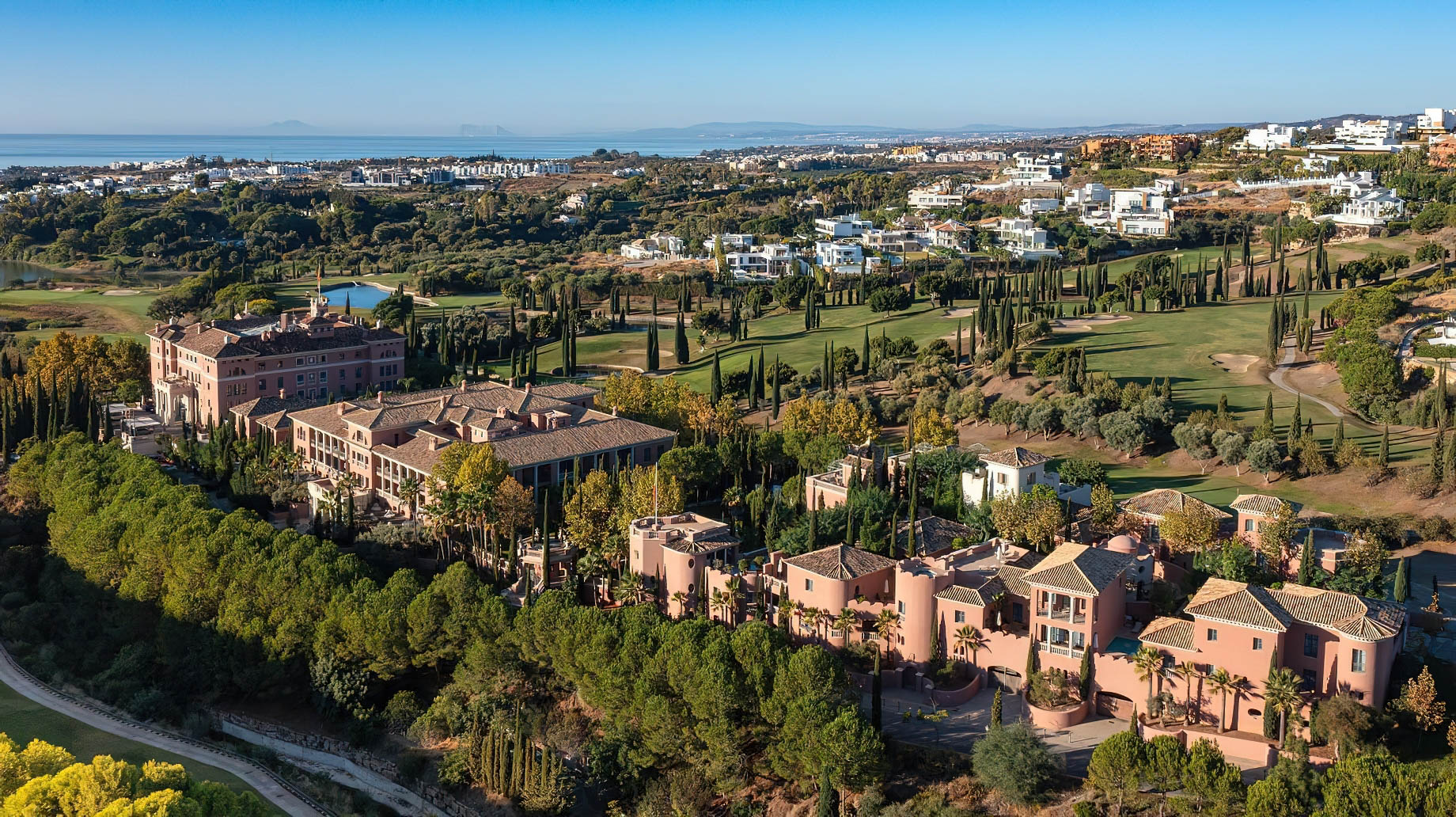 Anantara Villa Padierna Palace Benahavís Marbella Resort – Spain – Aerial View