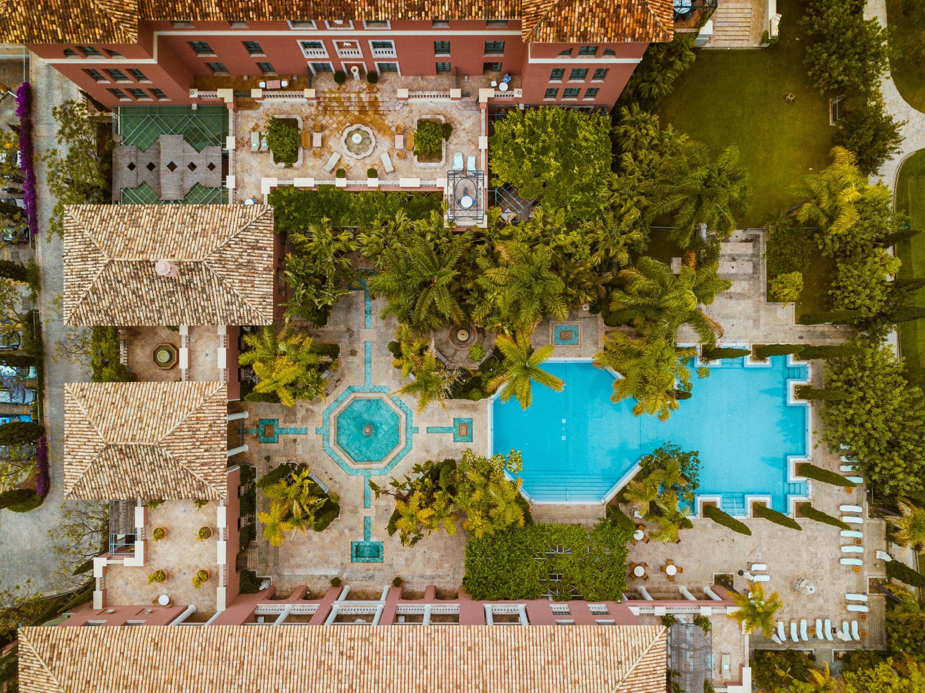 Anantara Villa Padierna Palace Benahavís Marbella Resort – Spain – Deck Pook Aerial View