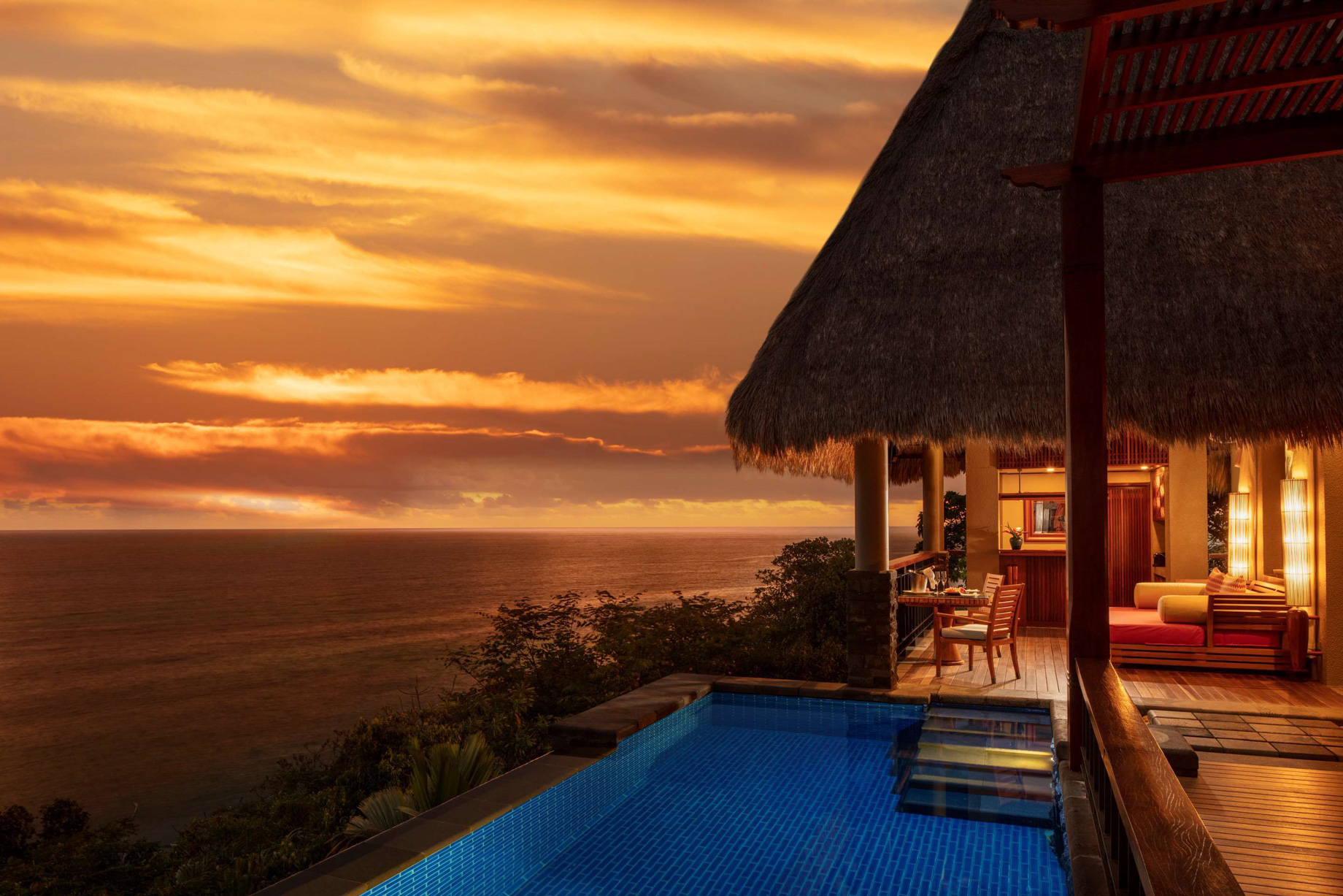 Anantara Maia Seychelles Villas - Anse Louis, Seychelles - Ocean View Sunset