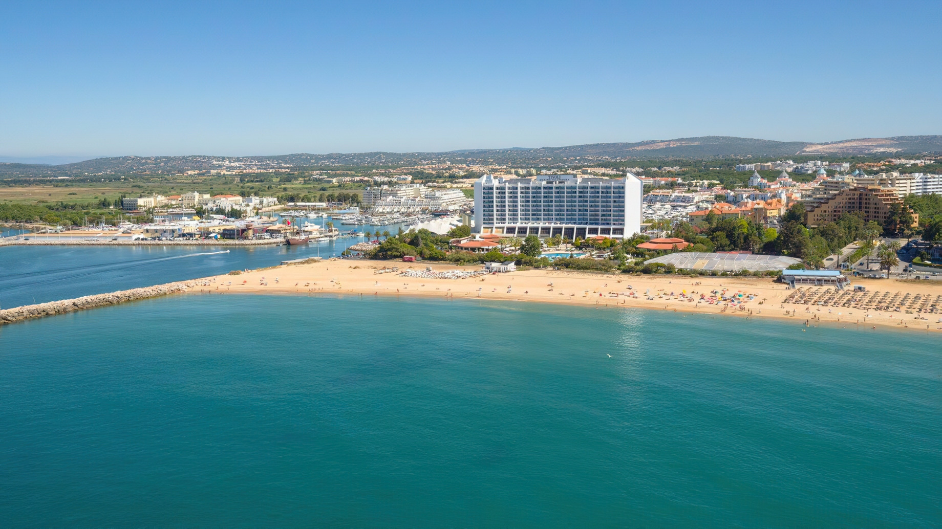 Tivoli Marina Vilamoura Algarve Resort – Portugal – Beach Aerial View
