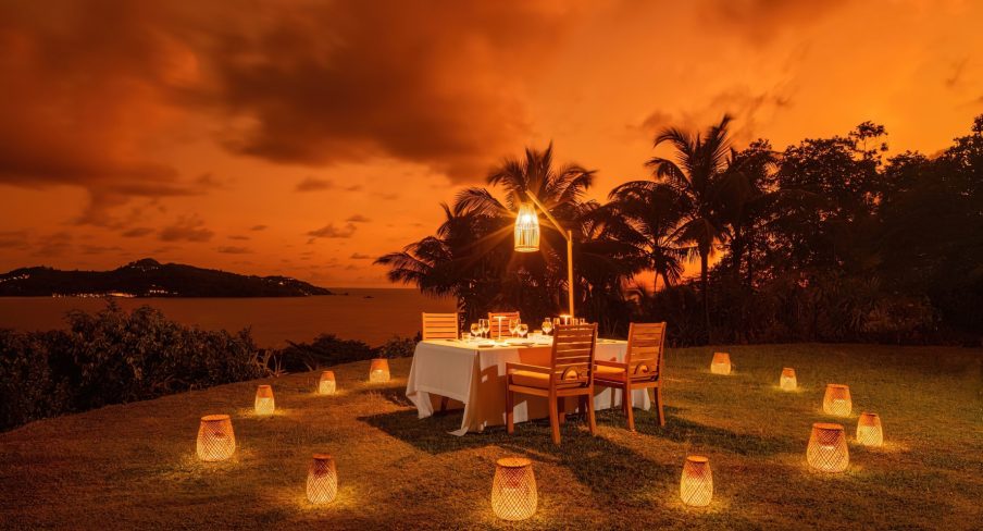 Anantara Maia Seychelles Villas - Anse Louis, Seychelles - Ocean View Sunset Dining