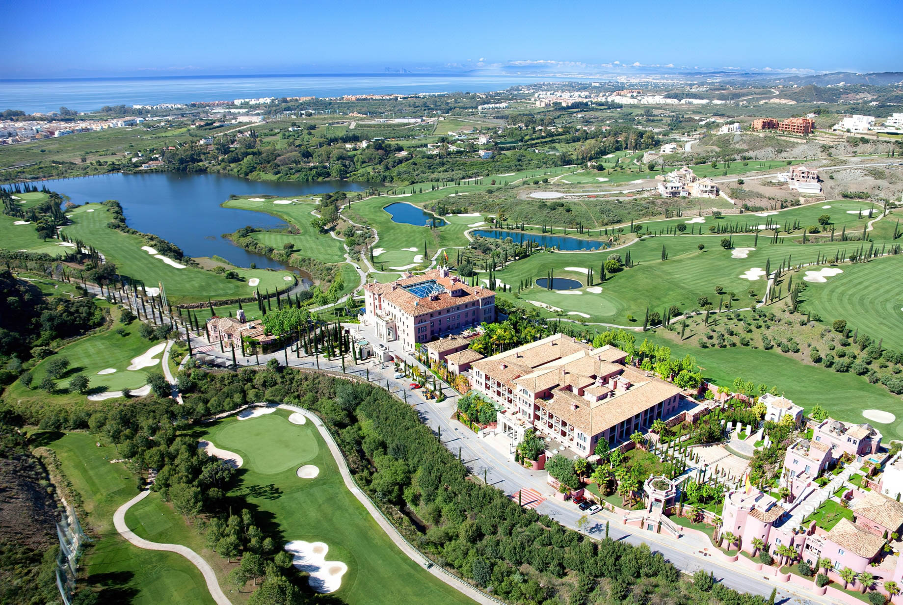 Anantara Villa Padierna Palace Benahavís Marbella Resort - Spain - Aerial View