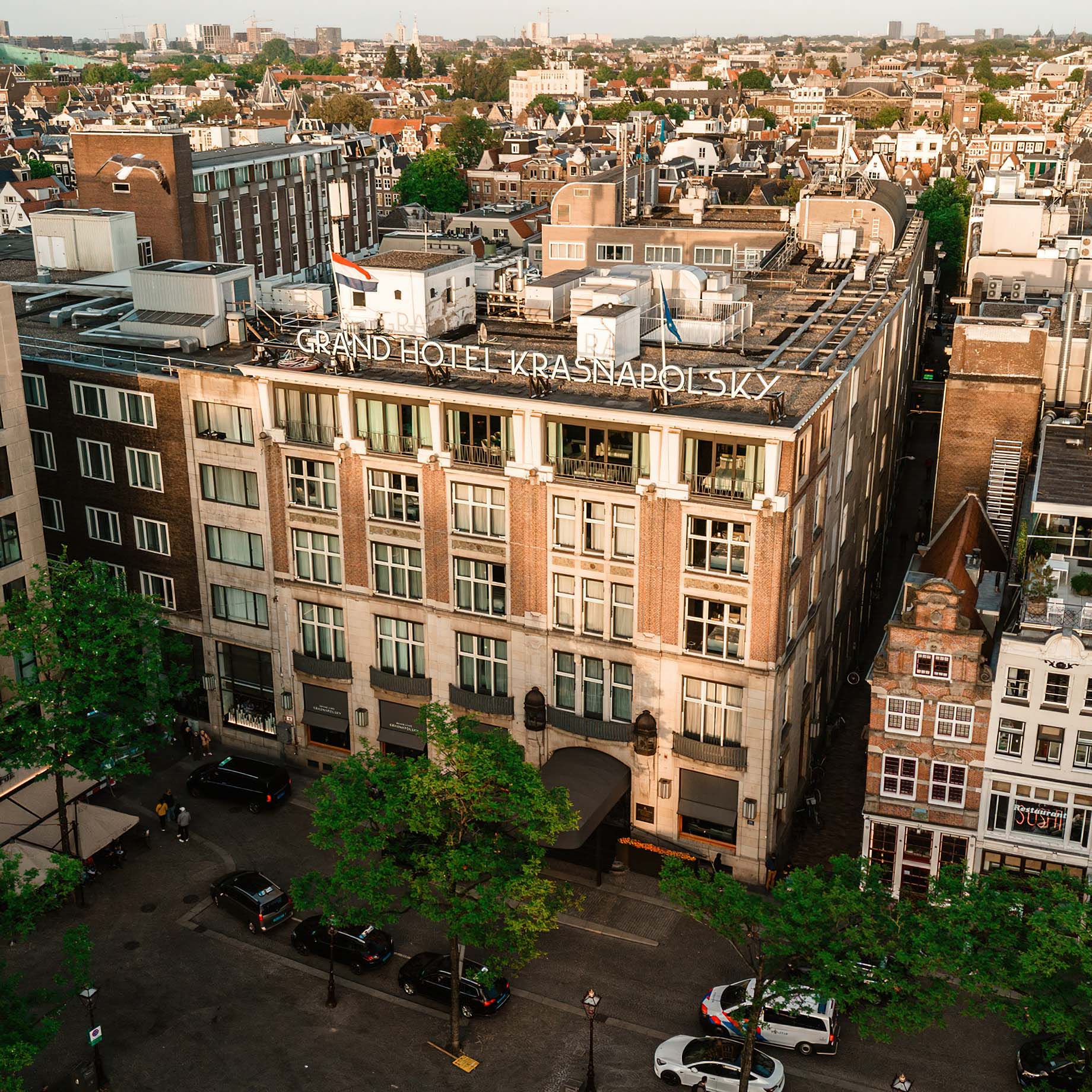 Anantara Grand Hotel Krasnapolsky Amsterdam - Netherlands - Aerial View