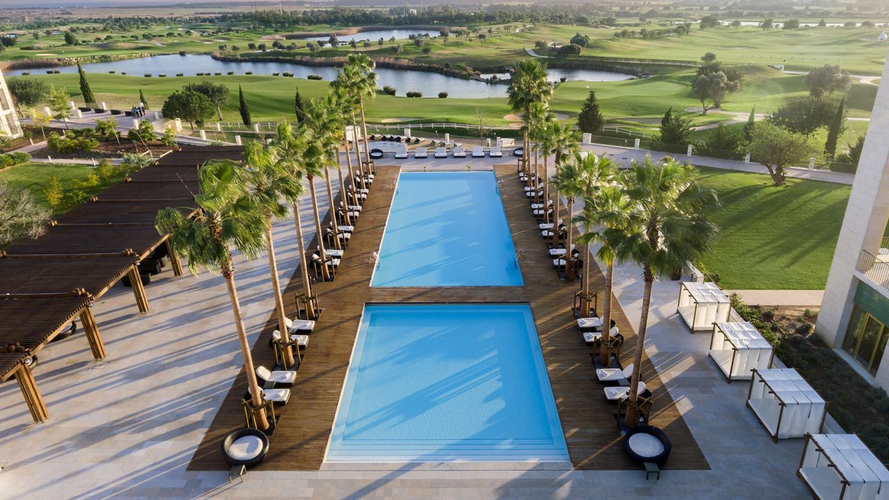 Anantara Vilamoura Algarve Resort - Portugal - Pool Aerial View