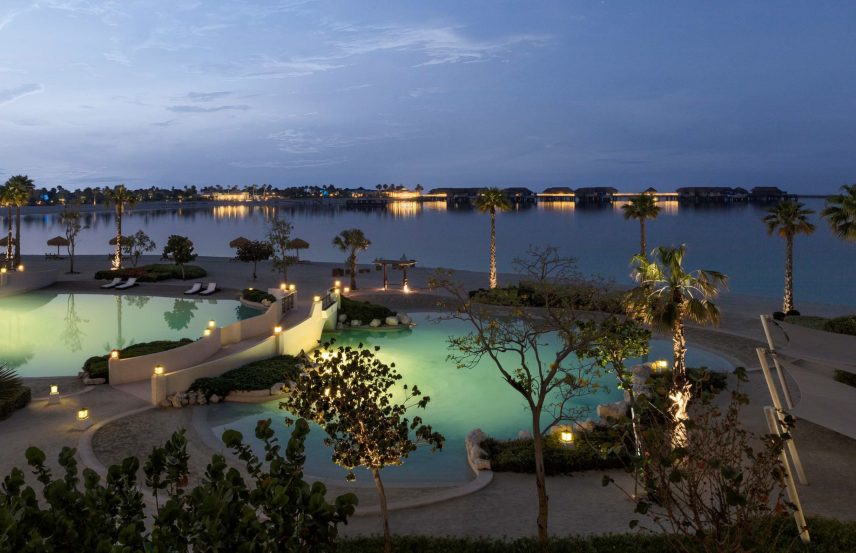 Banana Island Resort Doha by Anantara - Qatar - Pool Sunset View