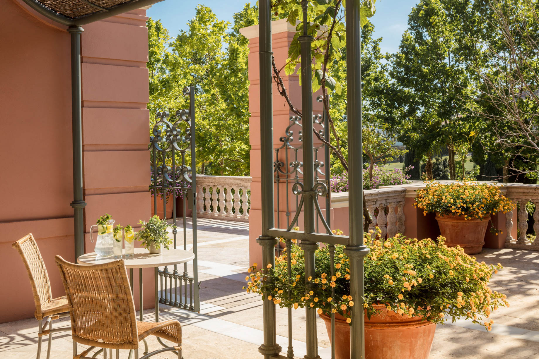 Anantara Villa Padierna Palace Benahavís Marbella Resort – Spain – Dining Terrace