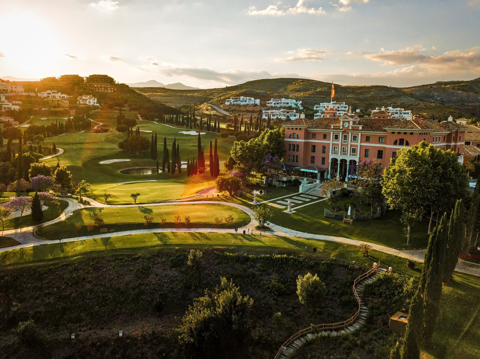 Anantara Villa Padierna Palace Benahavís Marbella Resort – Spain – Exterior Aerial View