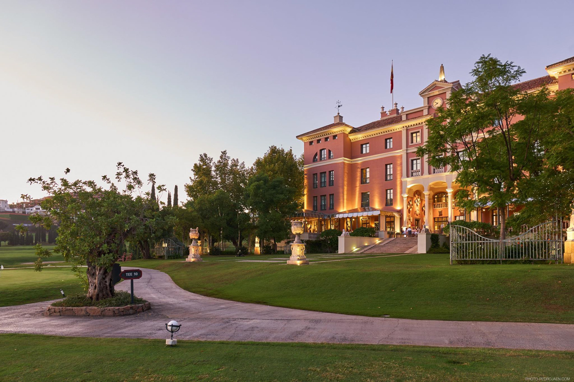 Anantara Villa Padierna Palace Benahavís Marbella Resort - Spain - Exterior Sunset View