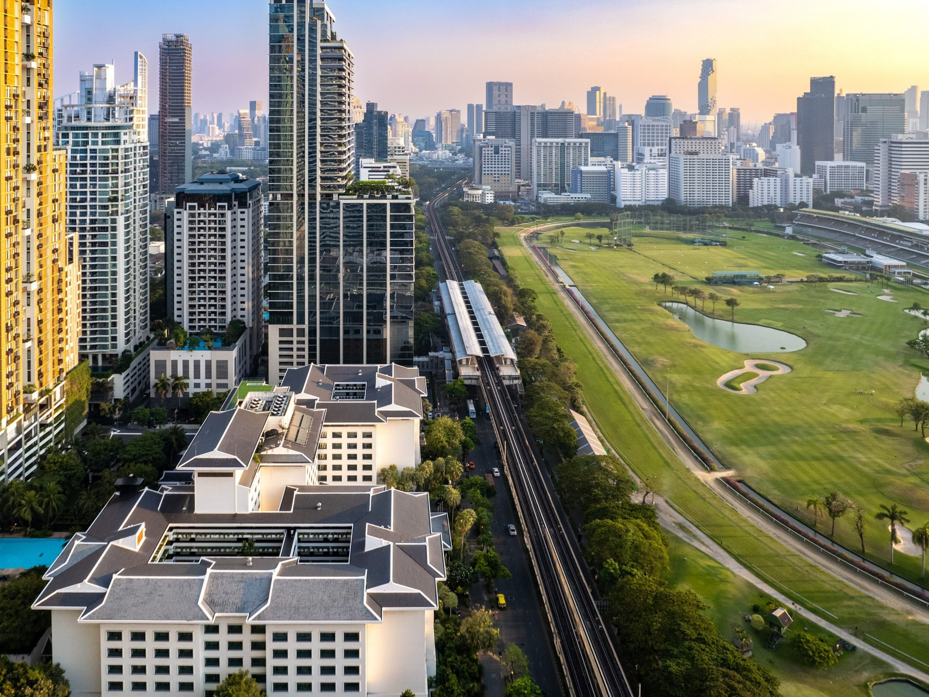 Anantara Siam Bangkok Hotel - Thailand - Aerial View