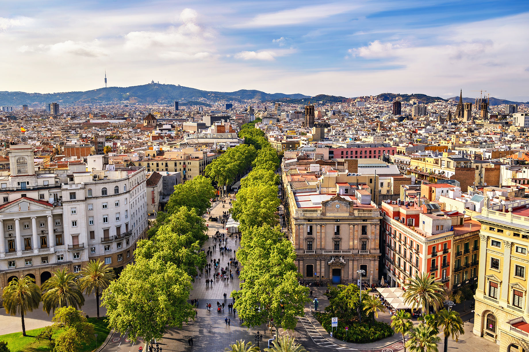 La Rambla Street - Barcelona, Spain