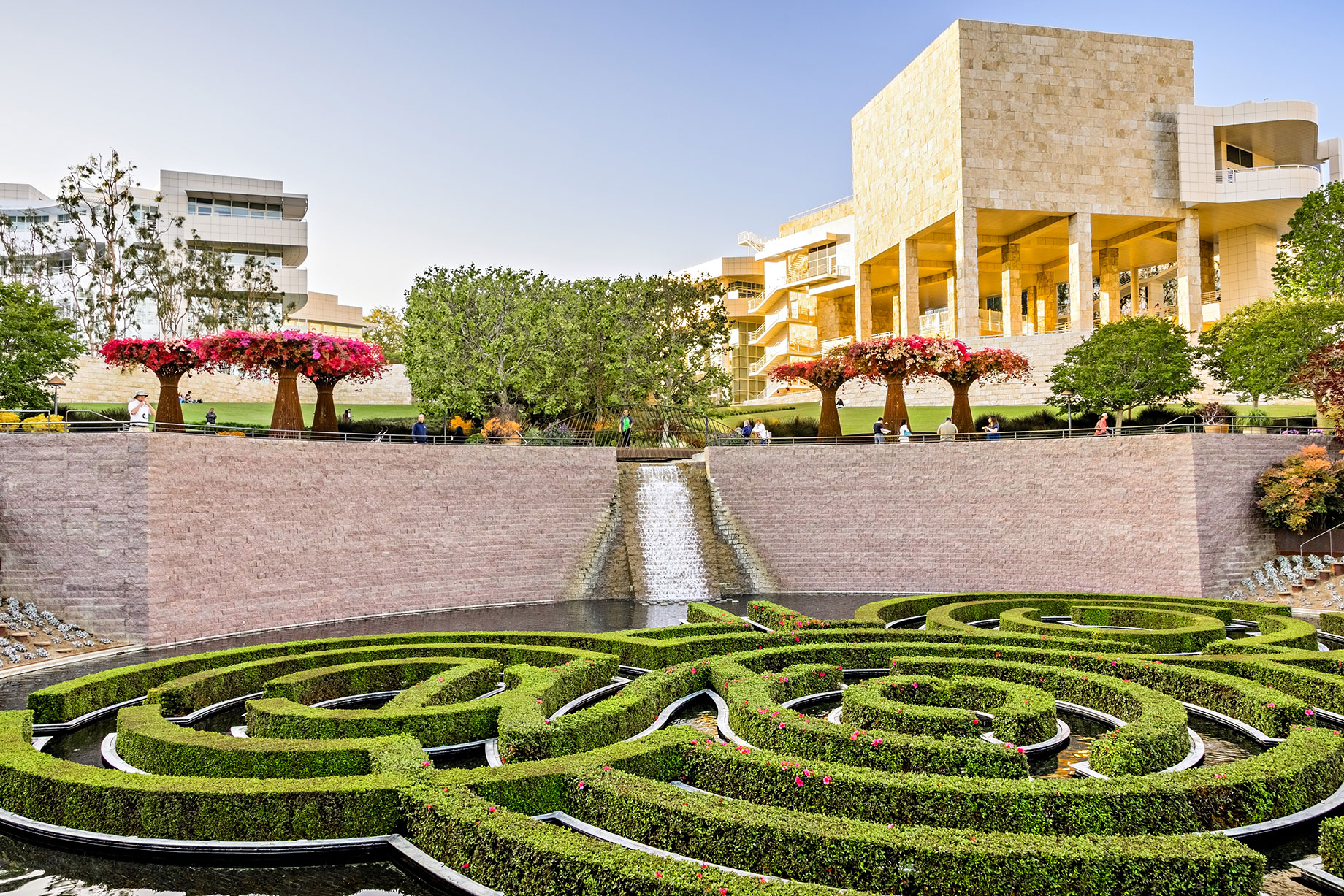 Robert Irwin's Central Garden - Getty Center - Los Angeles, California, USA