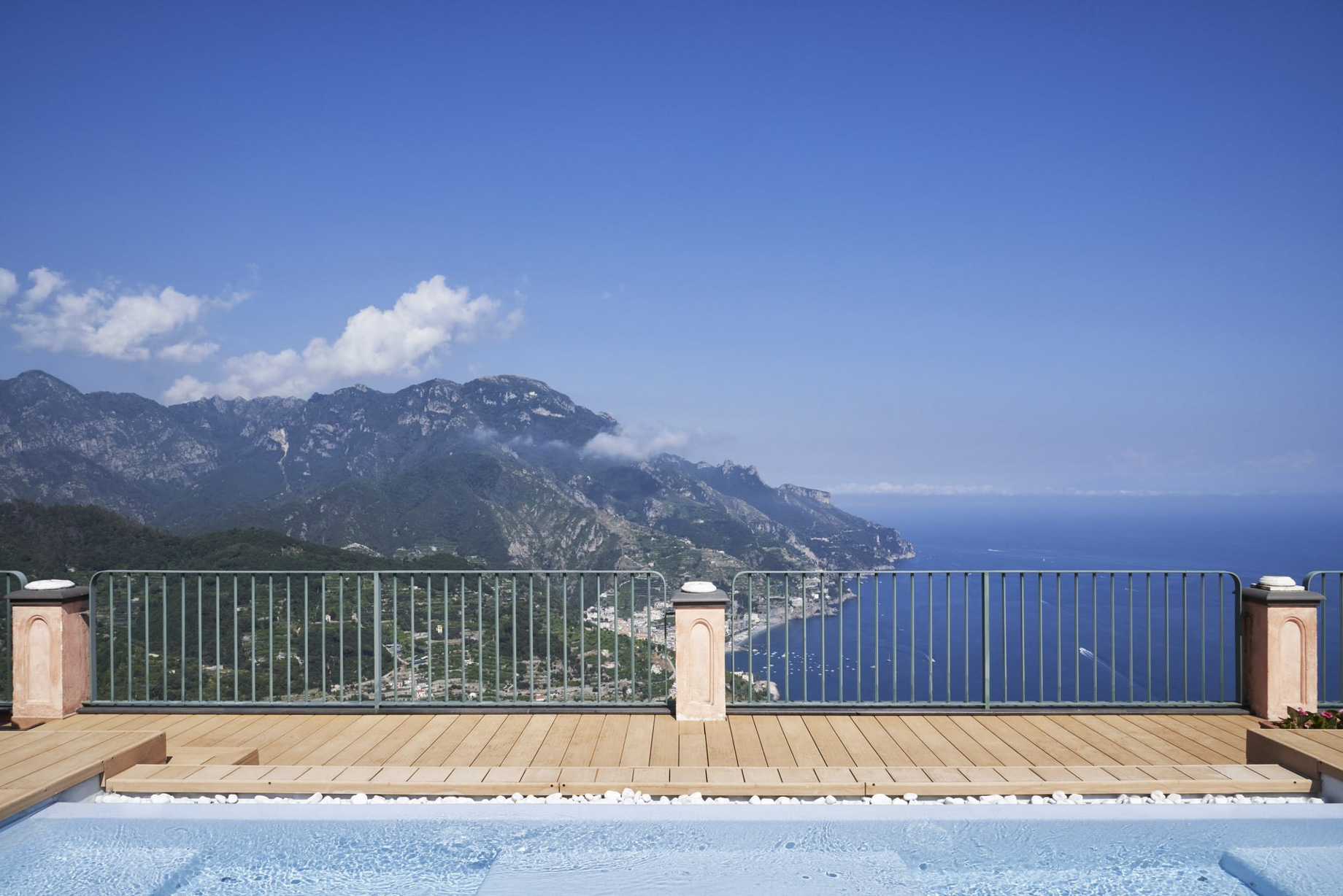 Palazzo Avino Amalfi Coast Hotel - Ravello, Italy - Pool View