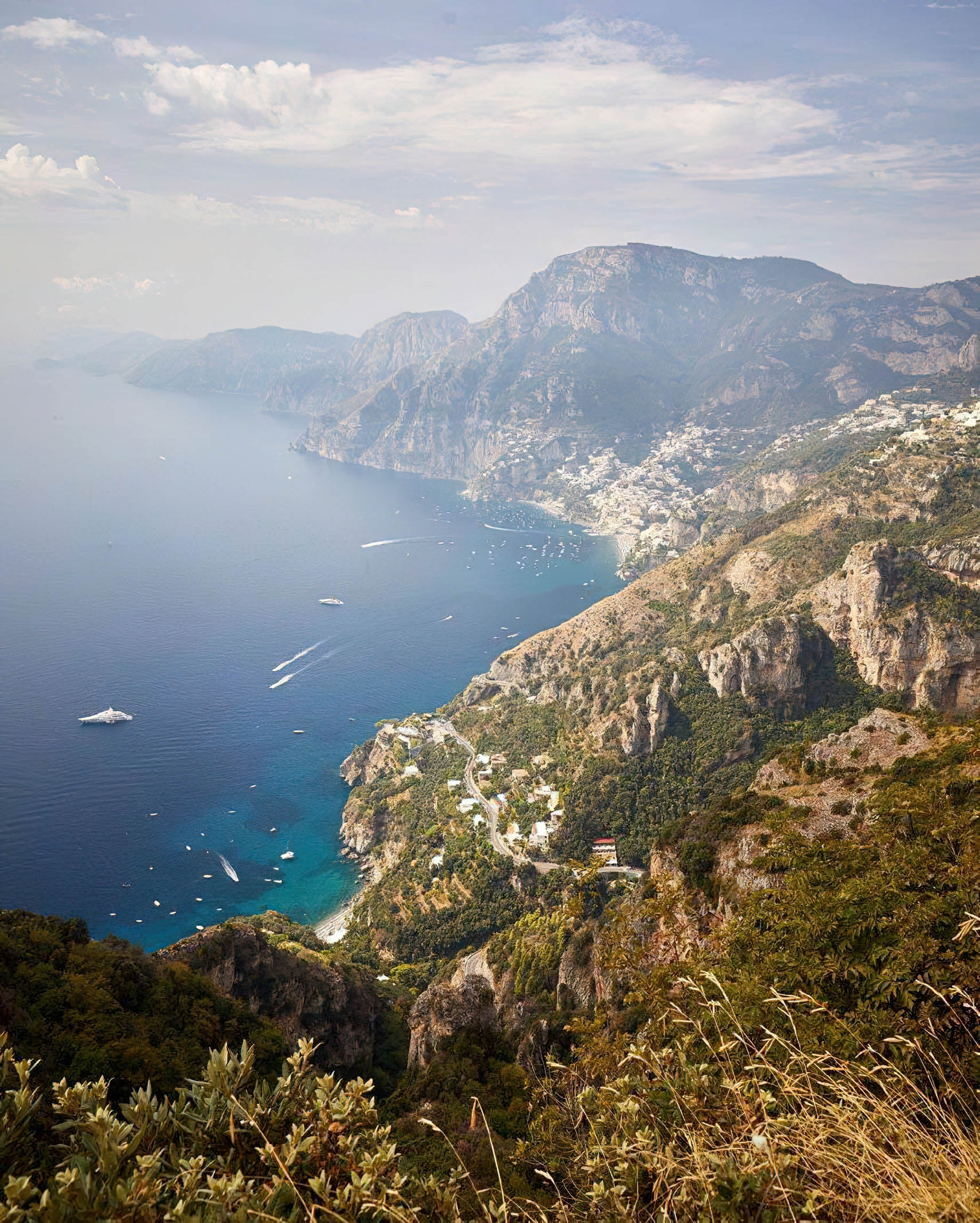 Caruso, A Belmond Hotel, Amalfi Coast - Ravello, Italy - Coastline Aerial View