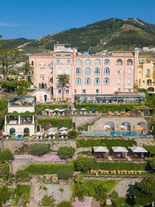 Palazzo Avino Hotel - Amalfi Coast, Ravello, Italy - Aerial View
