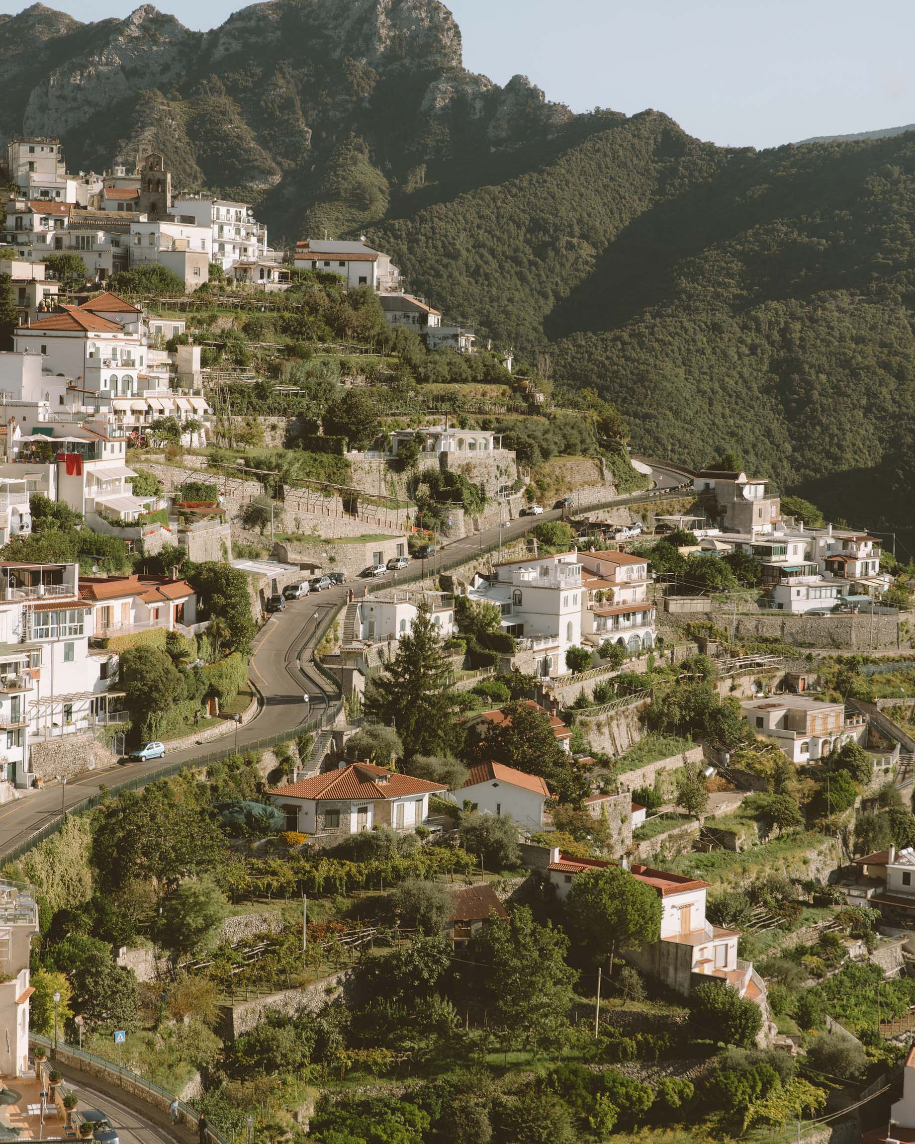 Caruso, A Belmond Hotel, Amalfi Coast - Ravello, Italy - Road Aerial View