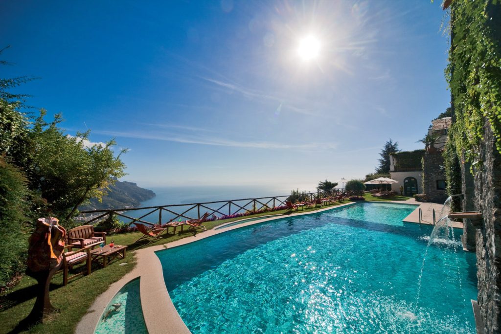 Palazzo Avino Hotel - Amalfi Coast, Ravello, Italy - Pool Ocean View