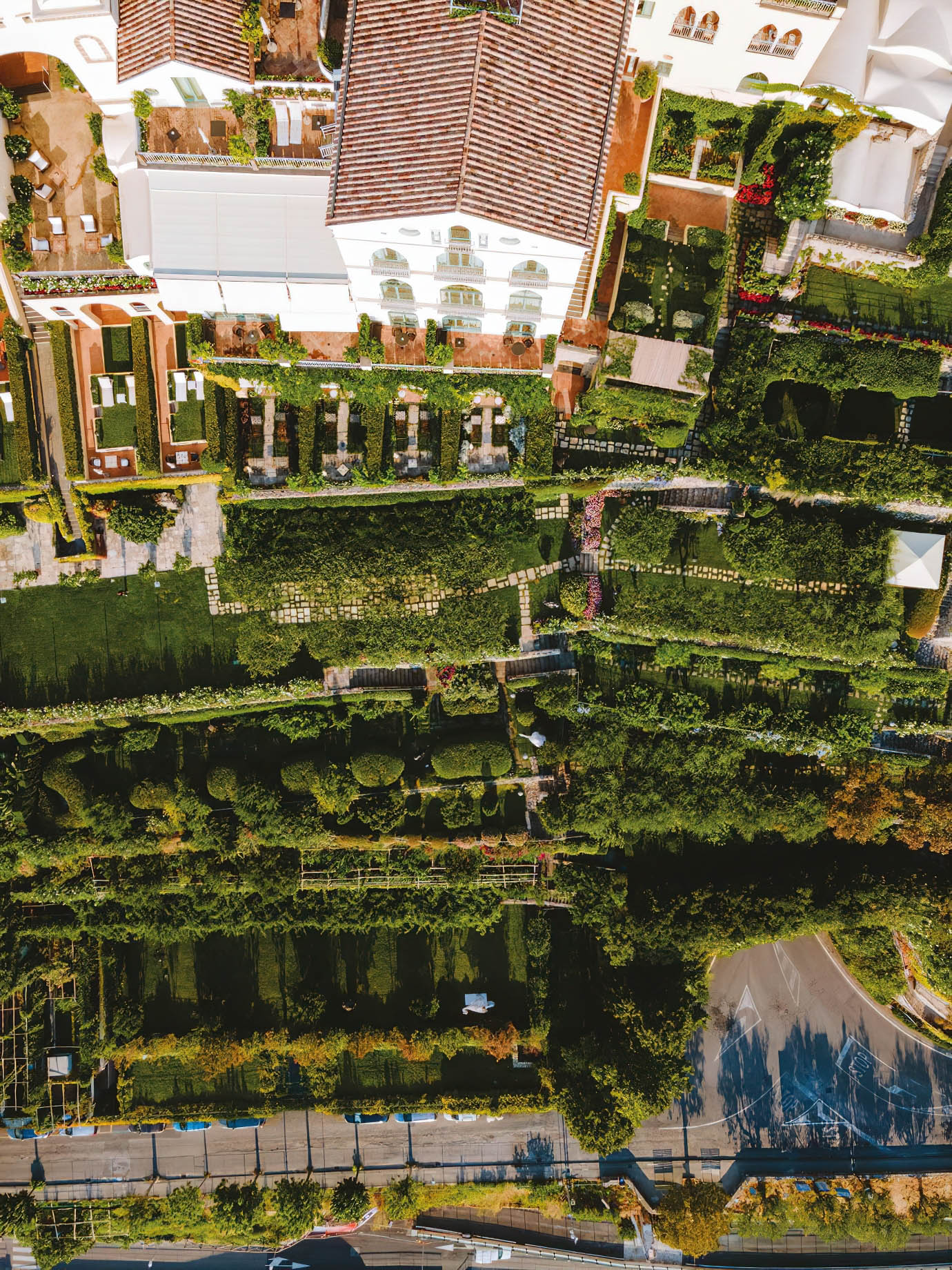 Caruso, A Belmond Hotel, Amalfi Coast - Ravello, Italy - Aerial View