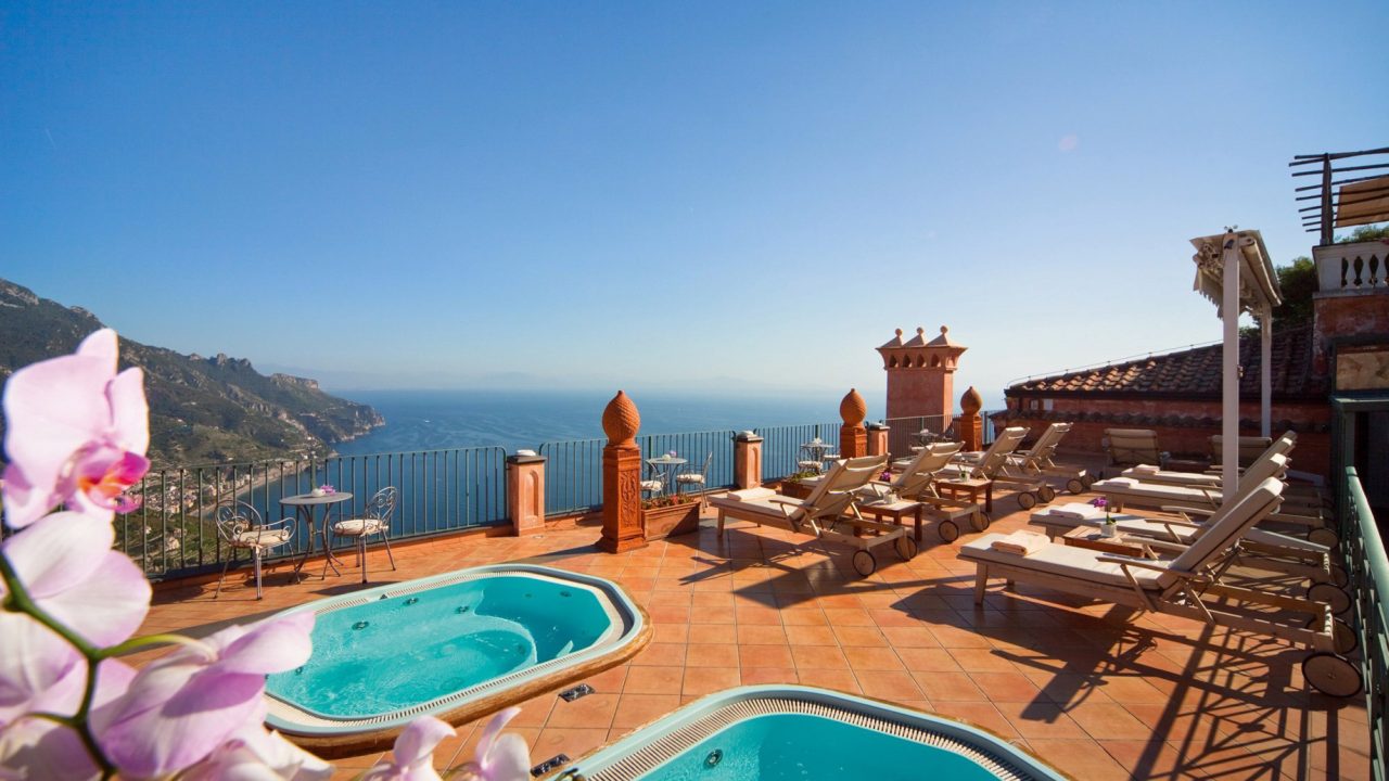 Palazzo Avino Hotel - Amalfi Coast, Ravello, Italy - Terrace Ocean View
