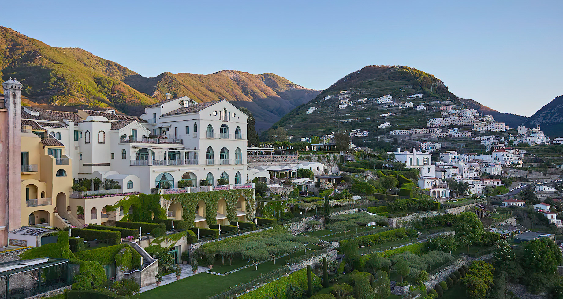 Caruso, A Belmond Hotel, Amalfi Coast - Ravello, Italy - Aerial View