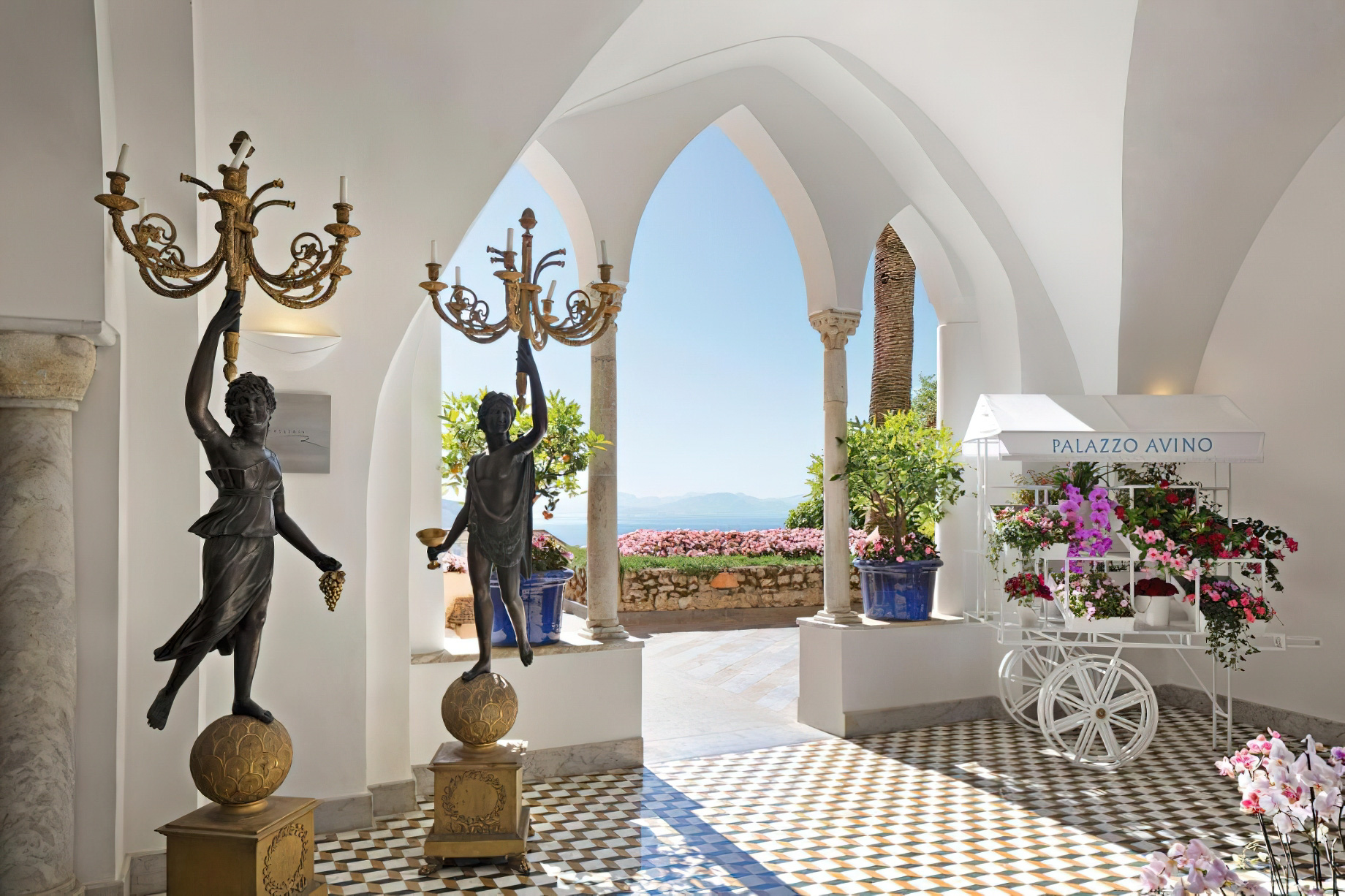 Palazzo Avino Hotel - Amalfi Coast, Ravello, Italy - Entrance
