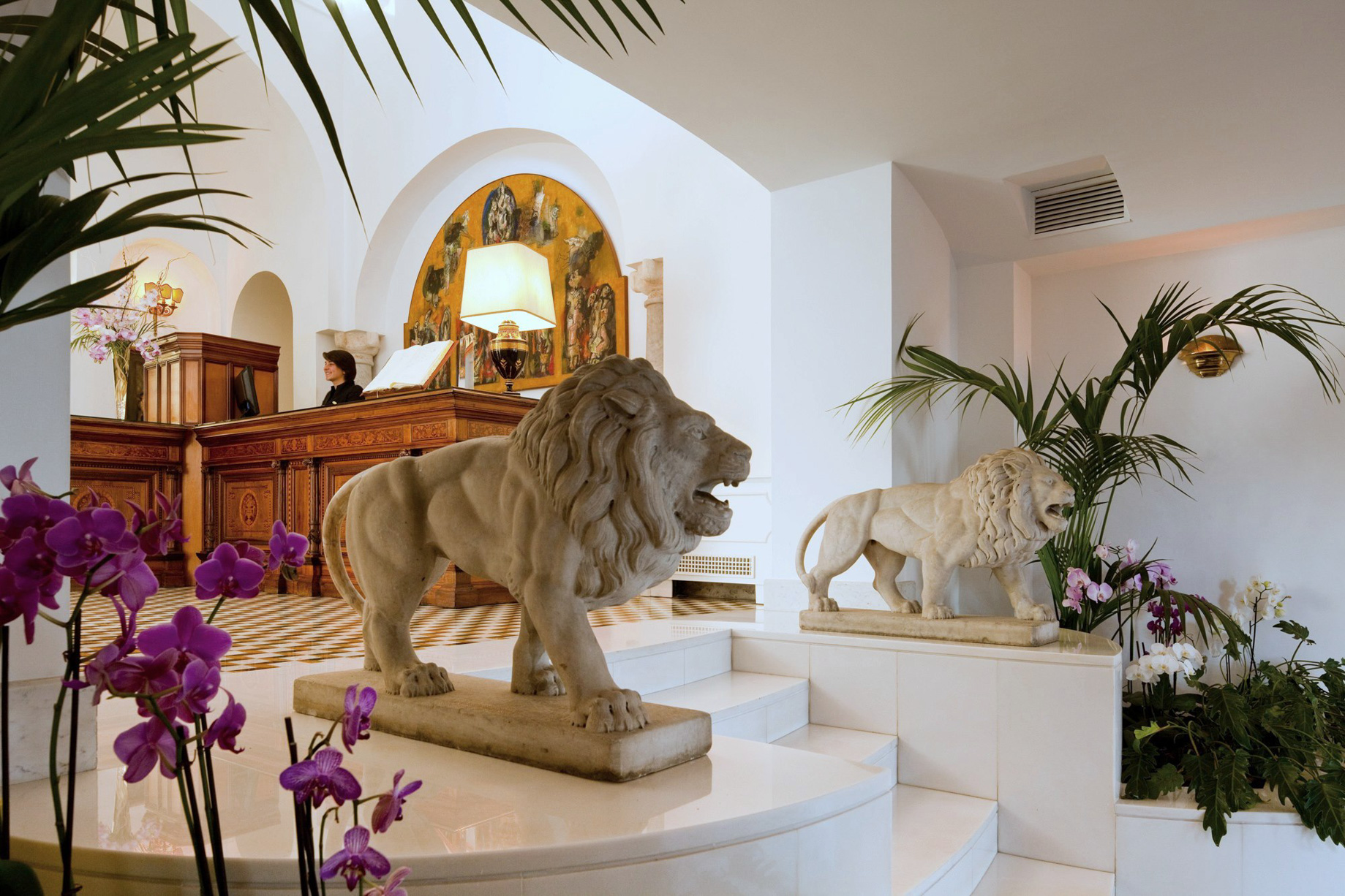 Palazzo Avino Hotel – Amalfi Coast, Ravello, Italy – Reception