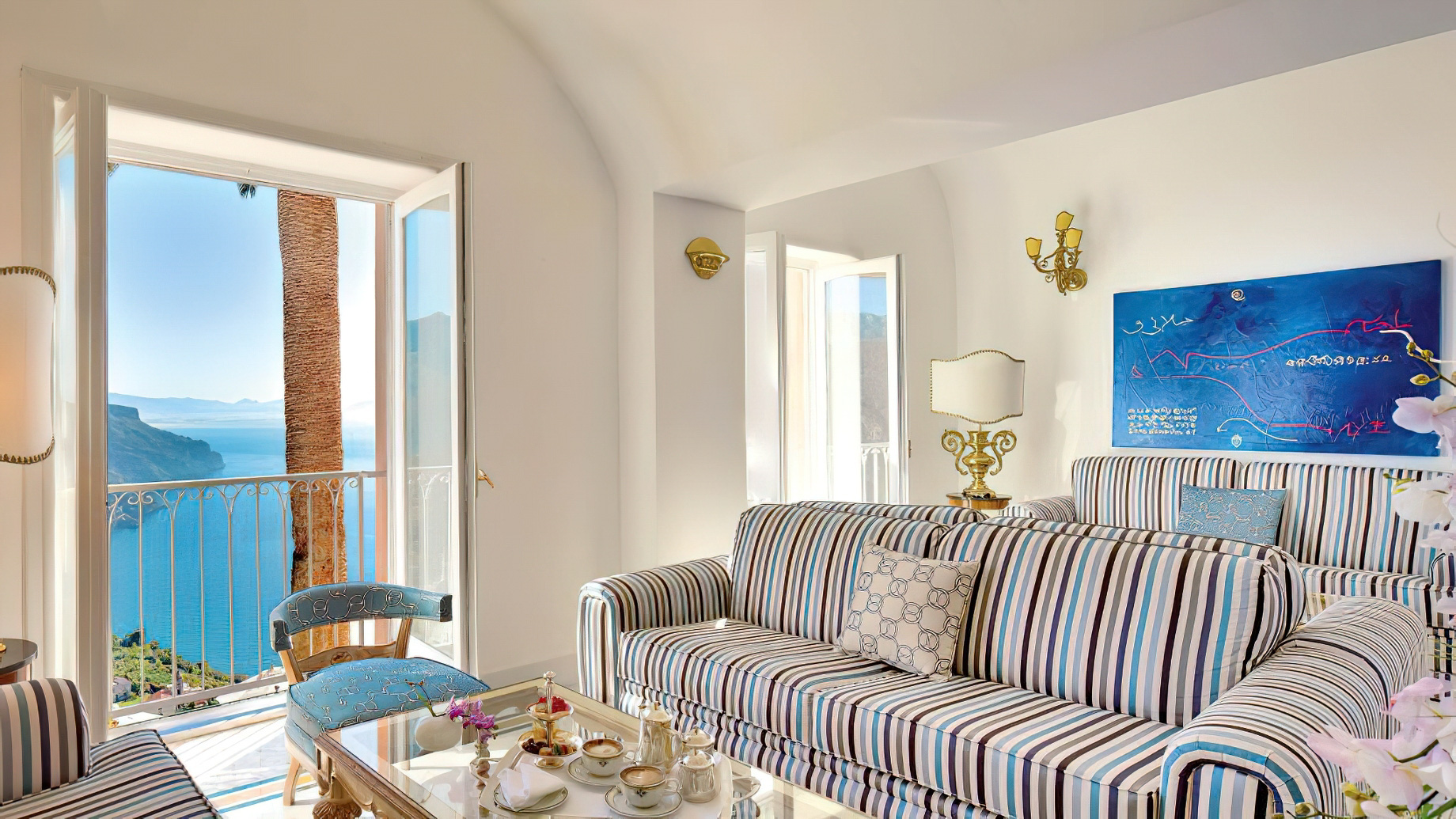 Palazzo Avino Hotel - Amalfi Coast, Ravello, Italy - Caffé dell’Arte