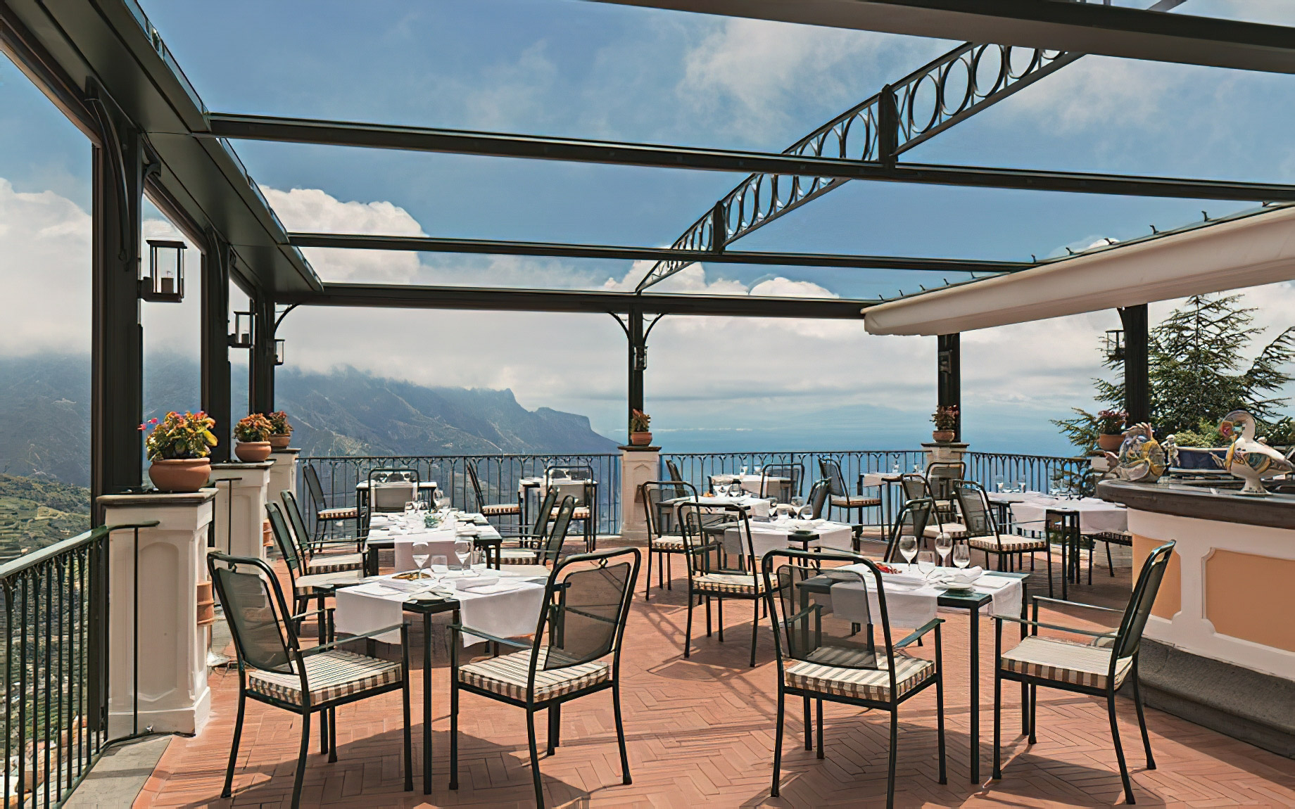 Palazzo Avino Hotel – Amalfi Coast, Ravello, Italy – Terrazza Belvedere Restaurant