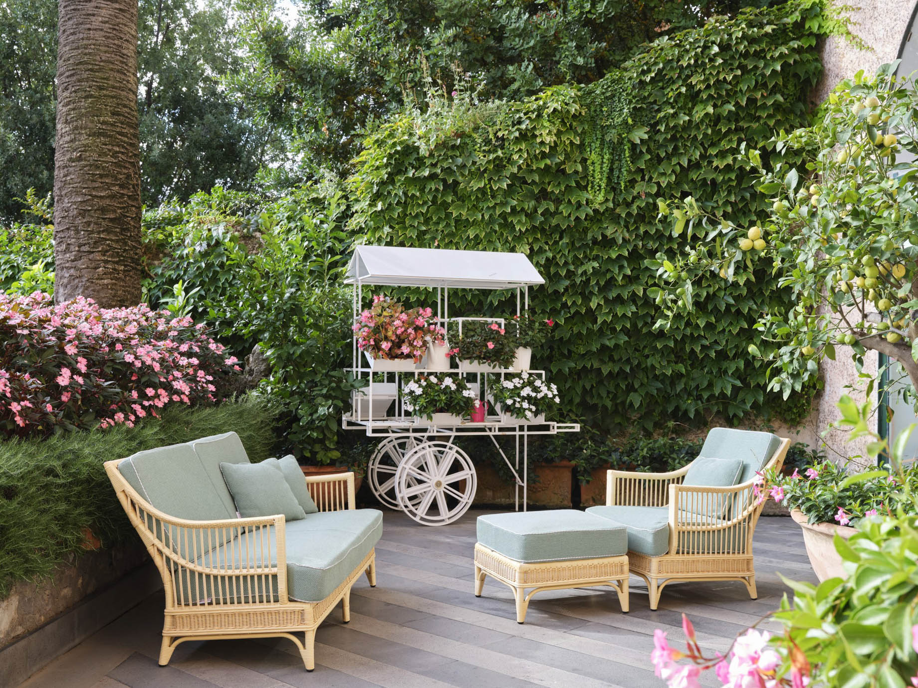 Palazzo Avino Hotel - Amalfi Coast, Ravello, Italy - Terrace