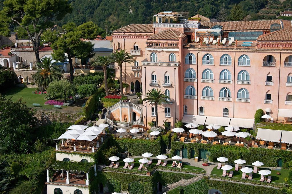 Palazzo Avino Hotel - Amalfi Coast, Ravello, Italy - Aerial View