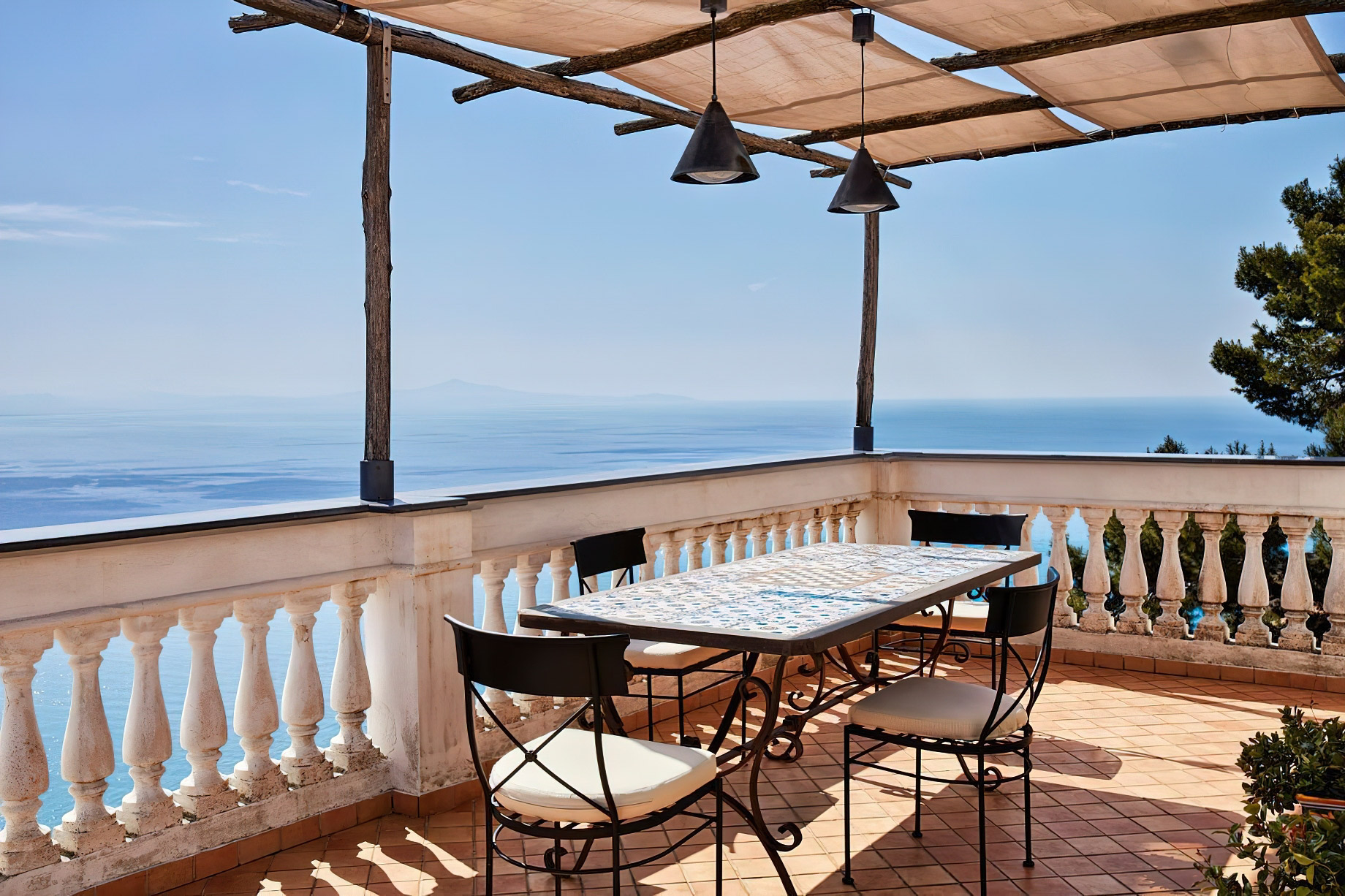 Palazzo Avino Hotel – Amalfi Coast, Ravello, Italy – Terrace